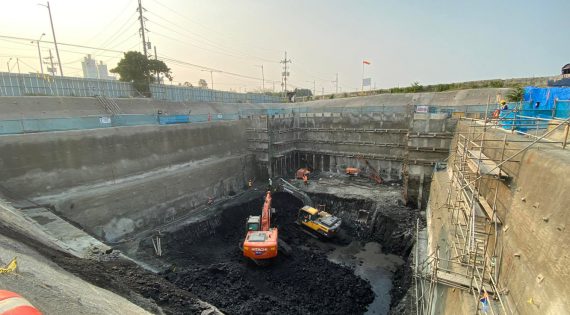 Metro Manila Subway Project  Launching Shaft