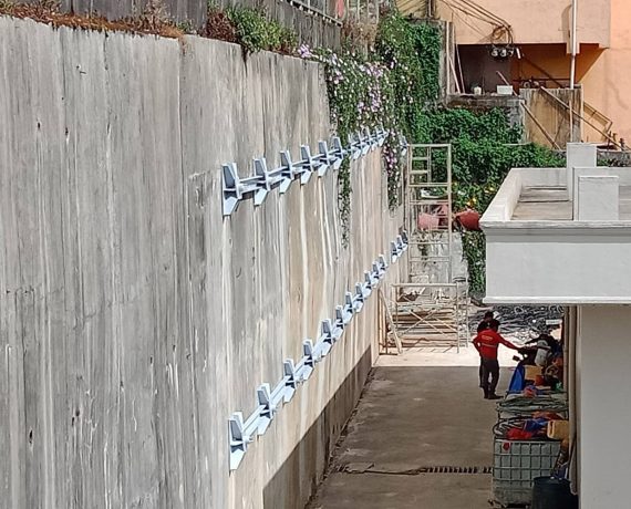 PLDT Baguio Retaining Wall Rehabilitation